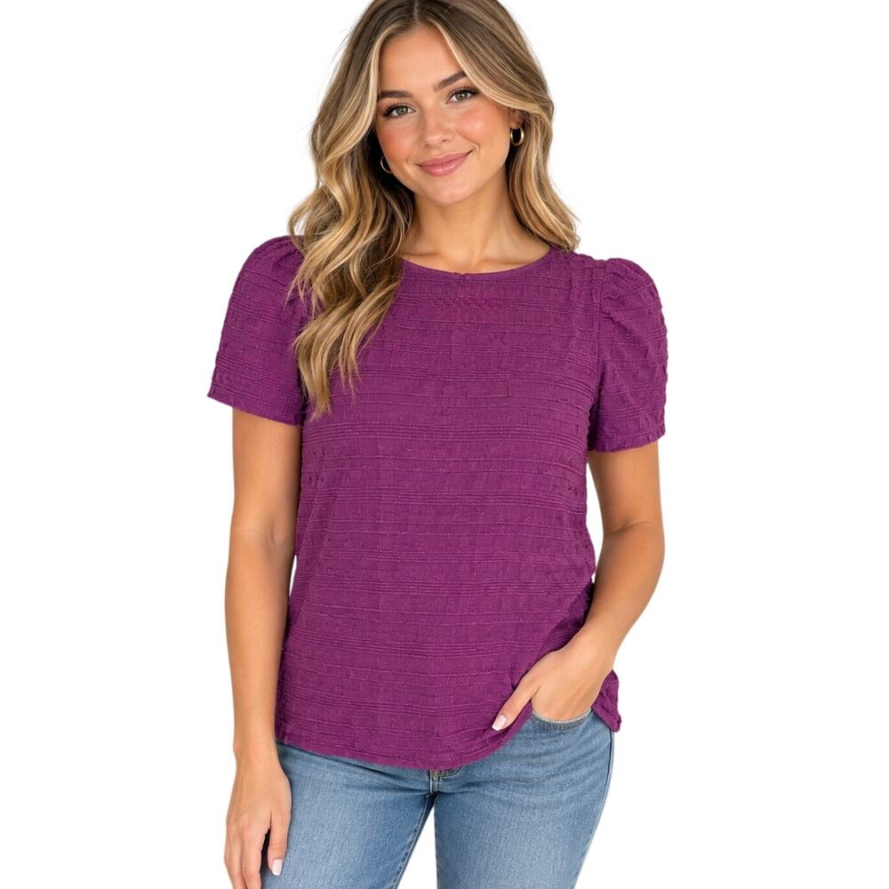 purple blouse nwot